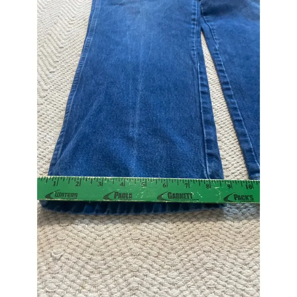 Vintage Wrangler 936PWD Slim Fit Cowboy Cut Blue Jeans Mens 40x30 Heavyweight